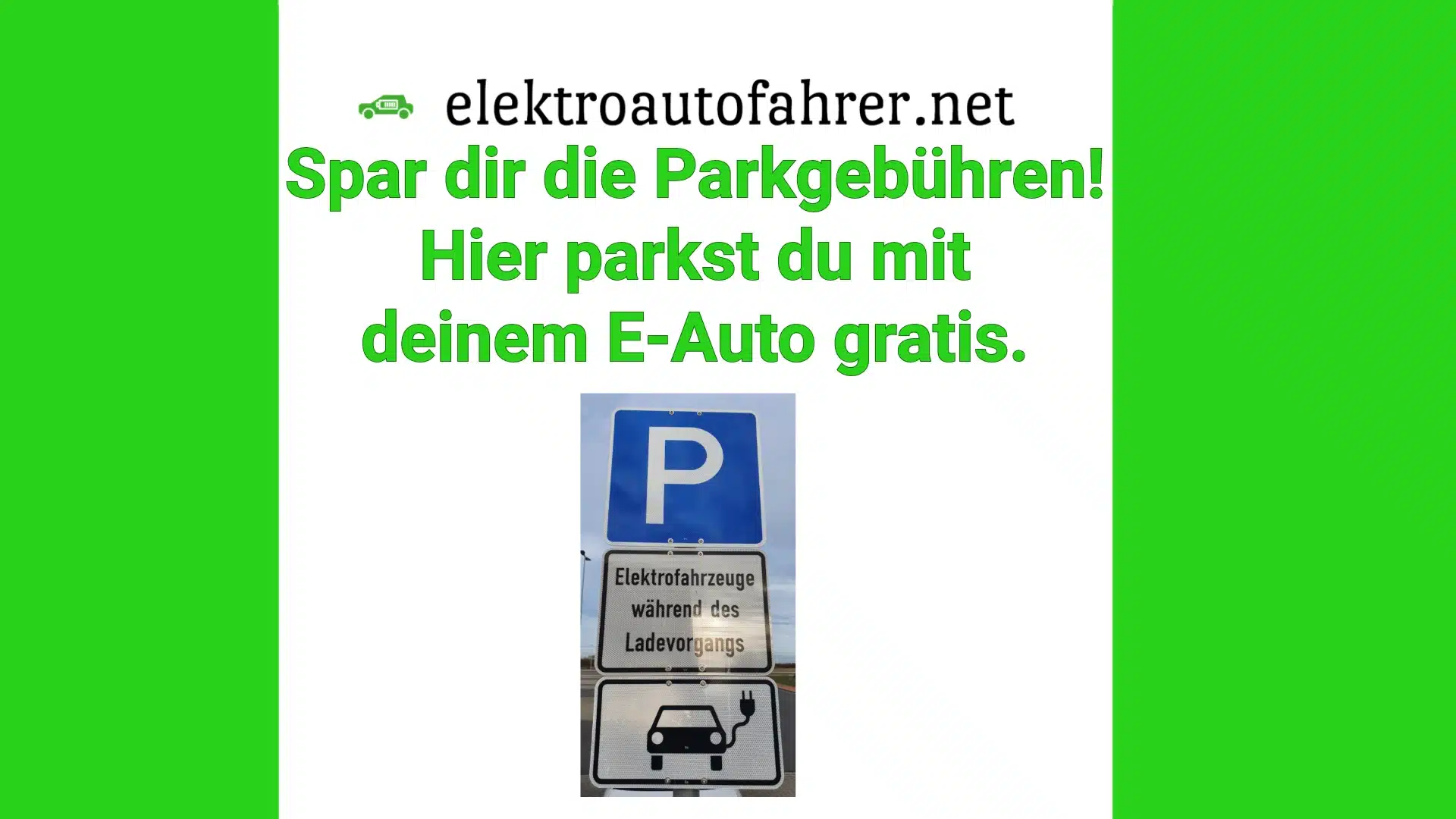 E Auto Parken Mnchen