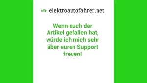 Unterstützung für Blog elektroautofahrer.net. Dem Blog für Vorteile und Anleitung für Fahrer von Elektroautos!