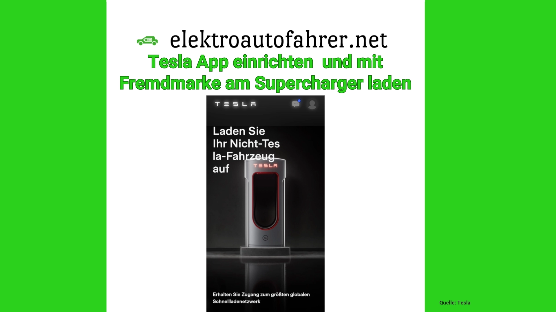 Hier erhältst du eine Schritt für Schritt Anleitung wie du deine Tesla App und ein Login einrichtest. Damit kannst du auch als Fremdmarke am Tesla Supercharger laden. Zusätzlich bekommst du Tipps für die Buchung einer Probefahrt und für den Tesla Cybertruck.