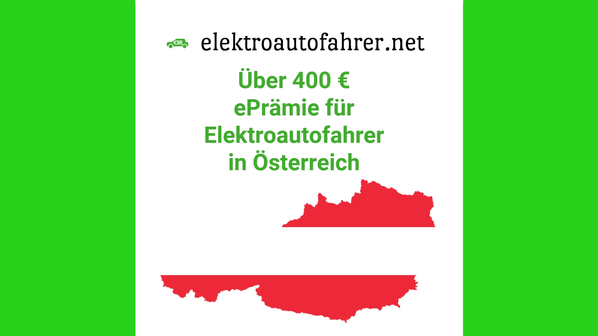 THG ePrämie Elektroauto Österreich Vergleich